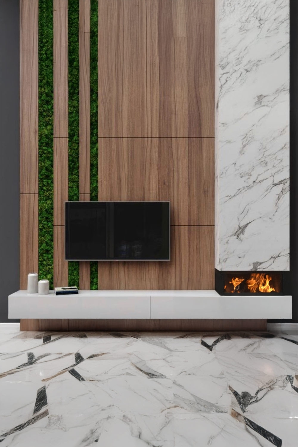 forti-contrasti-con-parete-effetto-legno-e-arredamento-bianco