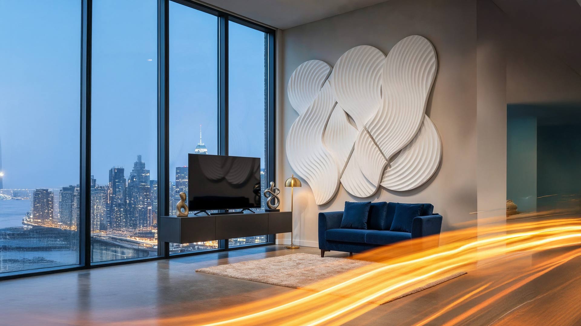 16 Idee per Soggiorni con Pannelli a Parete 16 Idee per Soggiorni con Pannelli a Parete