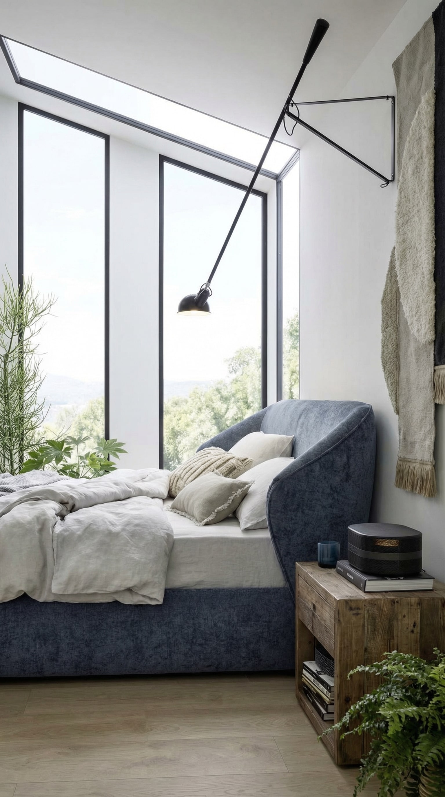 Letto imbottito Novamobili Hide con testiera ergonomica Letto imbottito Novamobili Hide con testiera ergonomica