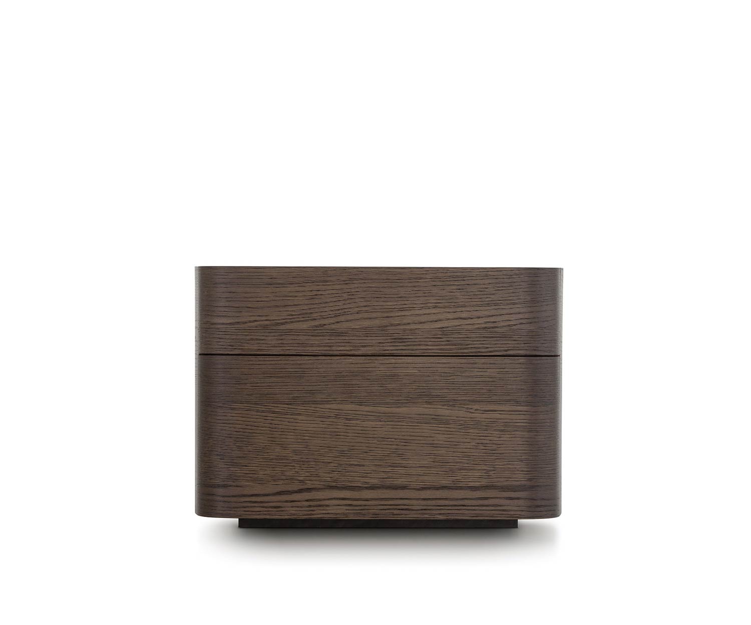 Novamobili Comodino Norman 2 cassetti rovere Terra N01 con piano in marmo Novamobili Comodino Norman 2 cassetti rovere Terra N01 con piano in marmo