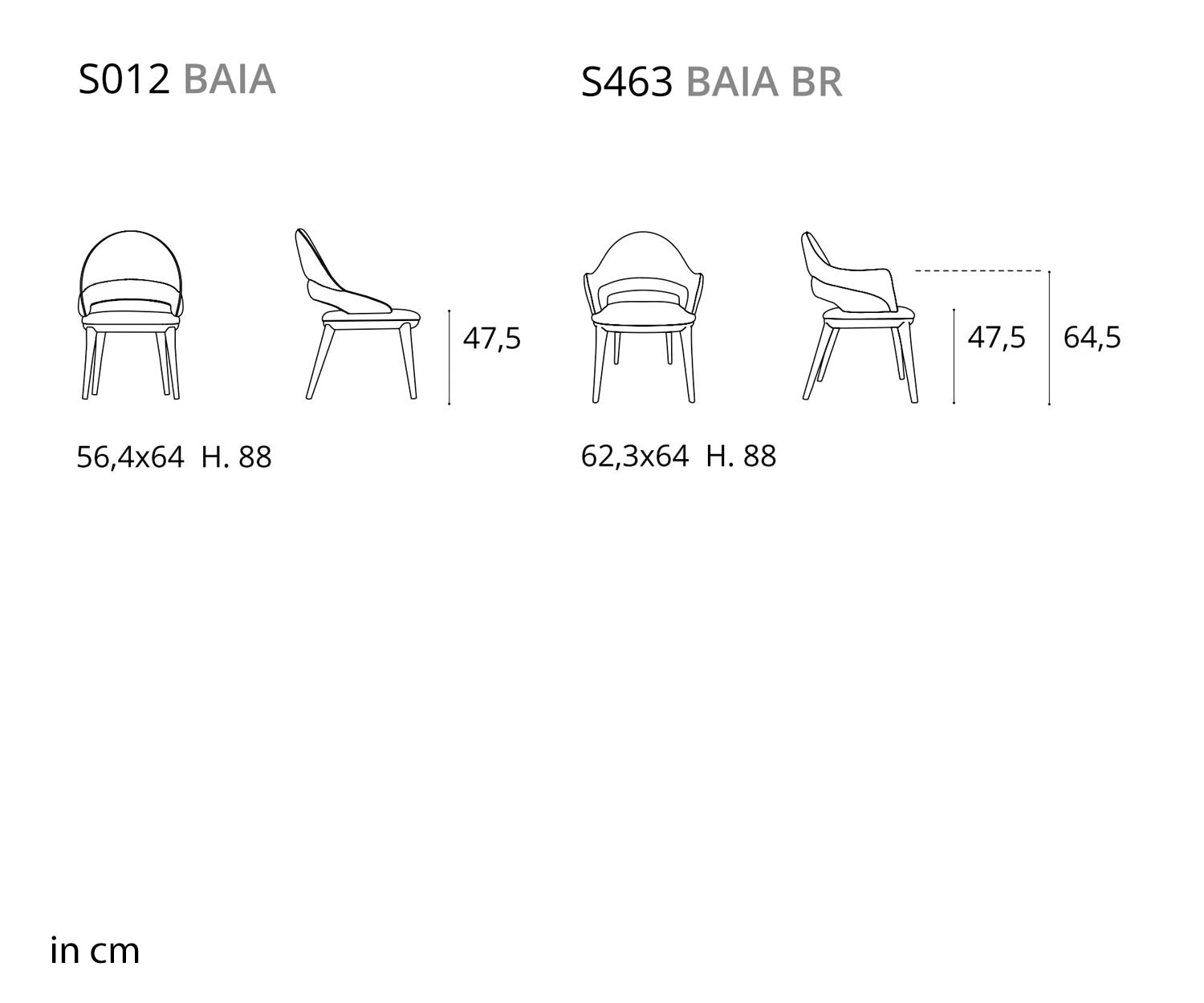 Ozzio Baia S012 sedia imbottita morbida di colore chiaro con seduta con dettagli in rovere
