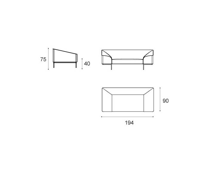 Prostoria Schizzo Seam Contour 2 posti