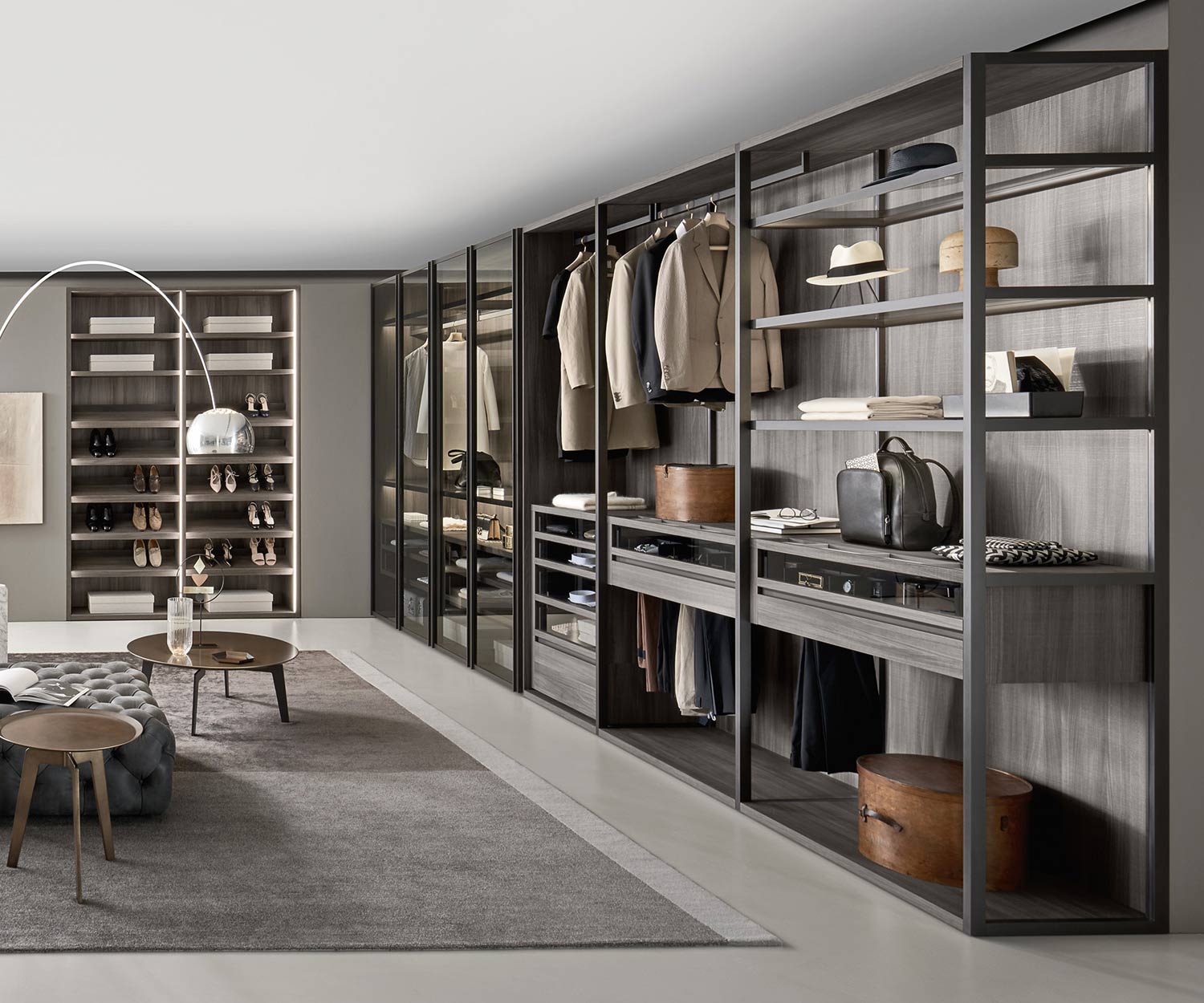 Livitalia Sistema di spogliatoi di design Vista panoramica Livitalia Sistema di spogliatoi di design Vista panoramica