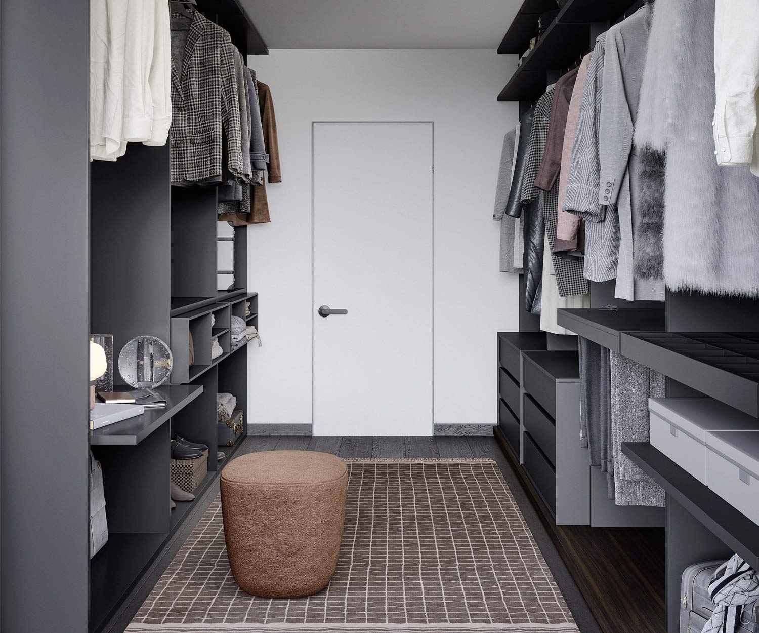 Design del camerino Novamobili Benn Design del camerino Novamobili Benn