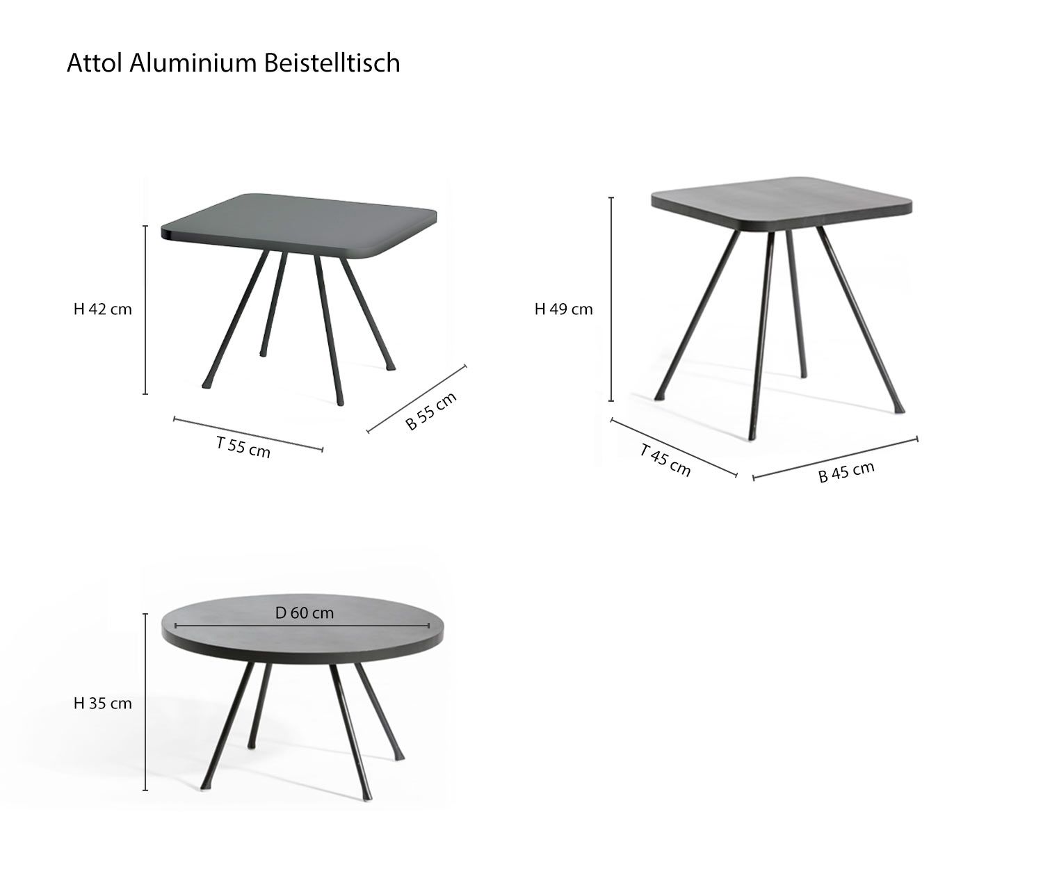 Tavolino di design Attol di Oasiq Schizzo Dimensioni Dimensioni Dimensioni Tavolino di design Attol di Oasiq Schizzo Dimensioni Dimensioni Dimensioni