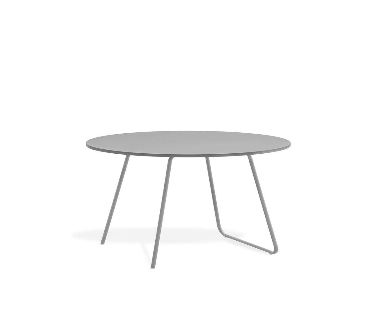 Novamobili Tavolino Orbis Ø 80cm grigio chiaro opaco330 Novamobili Tavolino Orbis Ø 80cm grigio chiaro opaco330