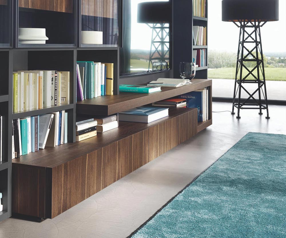 TV design pavimento basso rovere marrone TV design pavimento basso rovere marrone