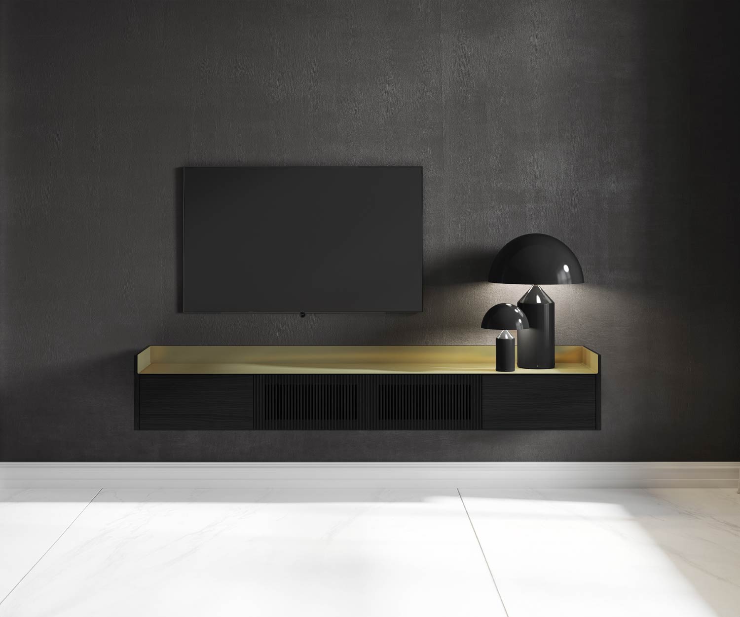 Punt Credenza TV a parete Stockholm Slim Punt Credenza TV a parete Stockholm Slim