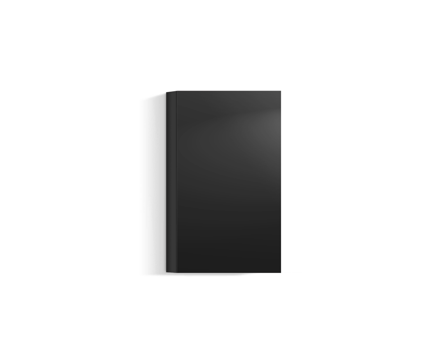 Parete attrezzata di design verticale H96 L60 nero318 Parete attrezzata di design verticale H96 L60 nero318