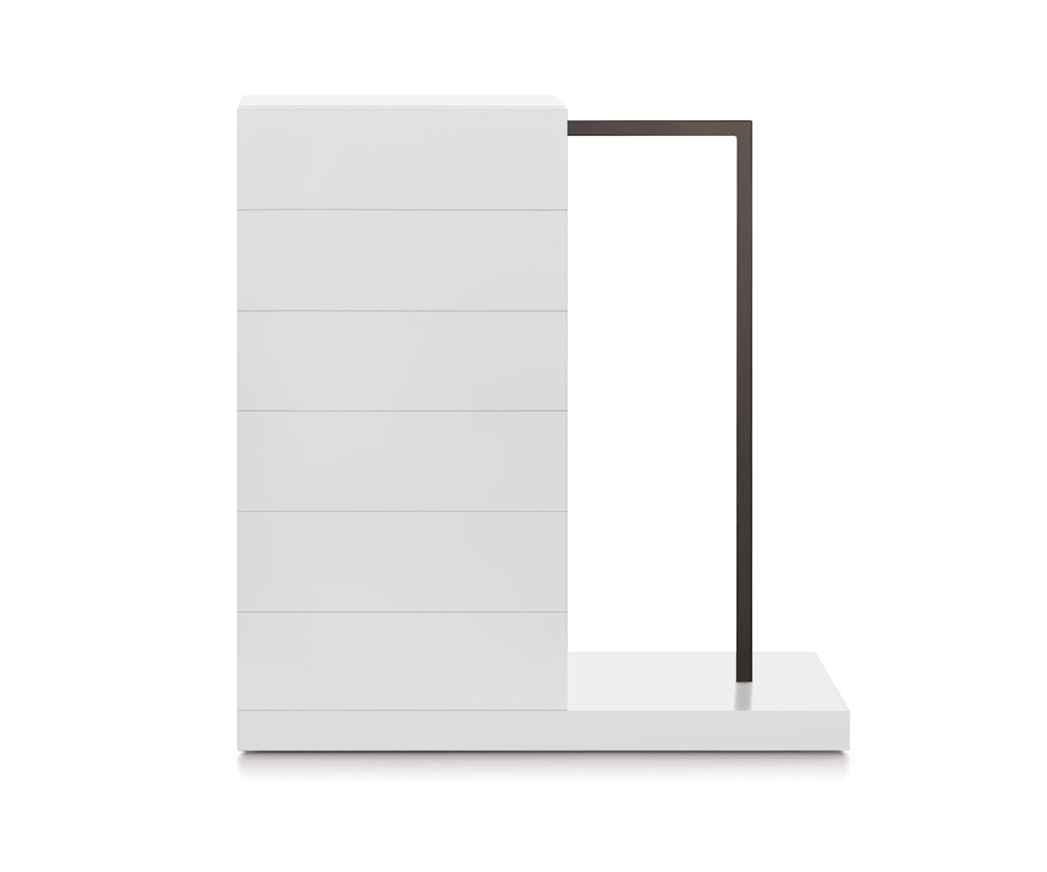 Novamobili Easy6 cassettiera alta + armadio a destra L54cm bianco opaco300 Novamobili Easy6 cassettiera alta + armadio a destra L54cm bianco opaco300