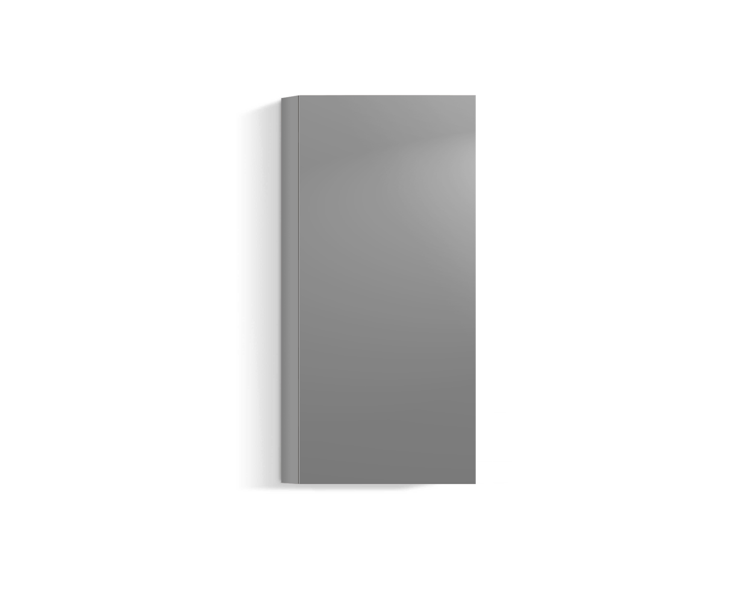 Parete attrezzata design verticale H128 L60 grigio chiaro330 Parete attrezzata design verticale H128 L60 grigio chiaro330