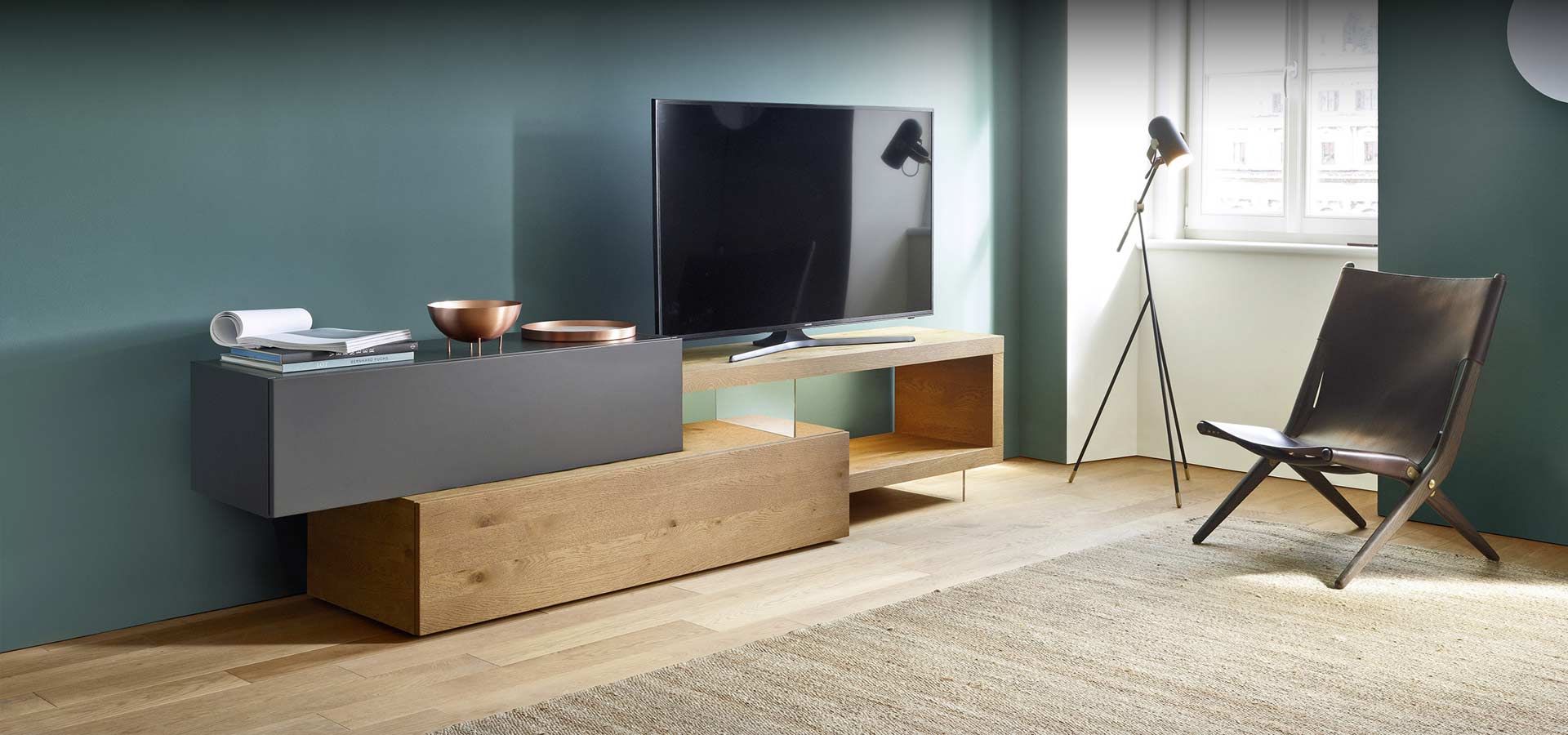 Pareti attrezzate mini per piccoli soggiorni Pareti attrezzate mini per piccoli soggiorni