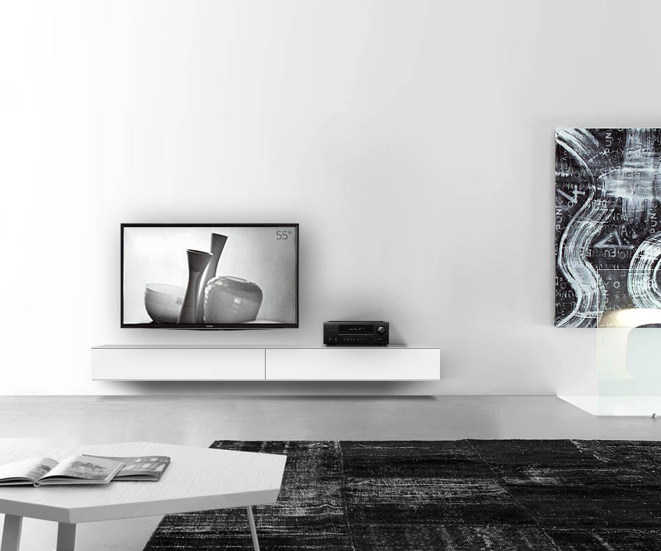 /Muro basso di design B240 H25 5 bianco opaco /Muro basso di design B240 H25 5 bianco opaco