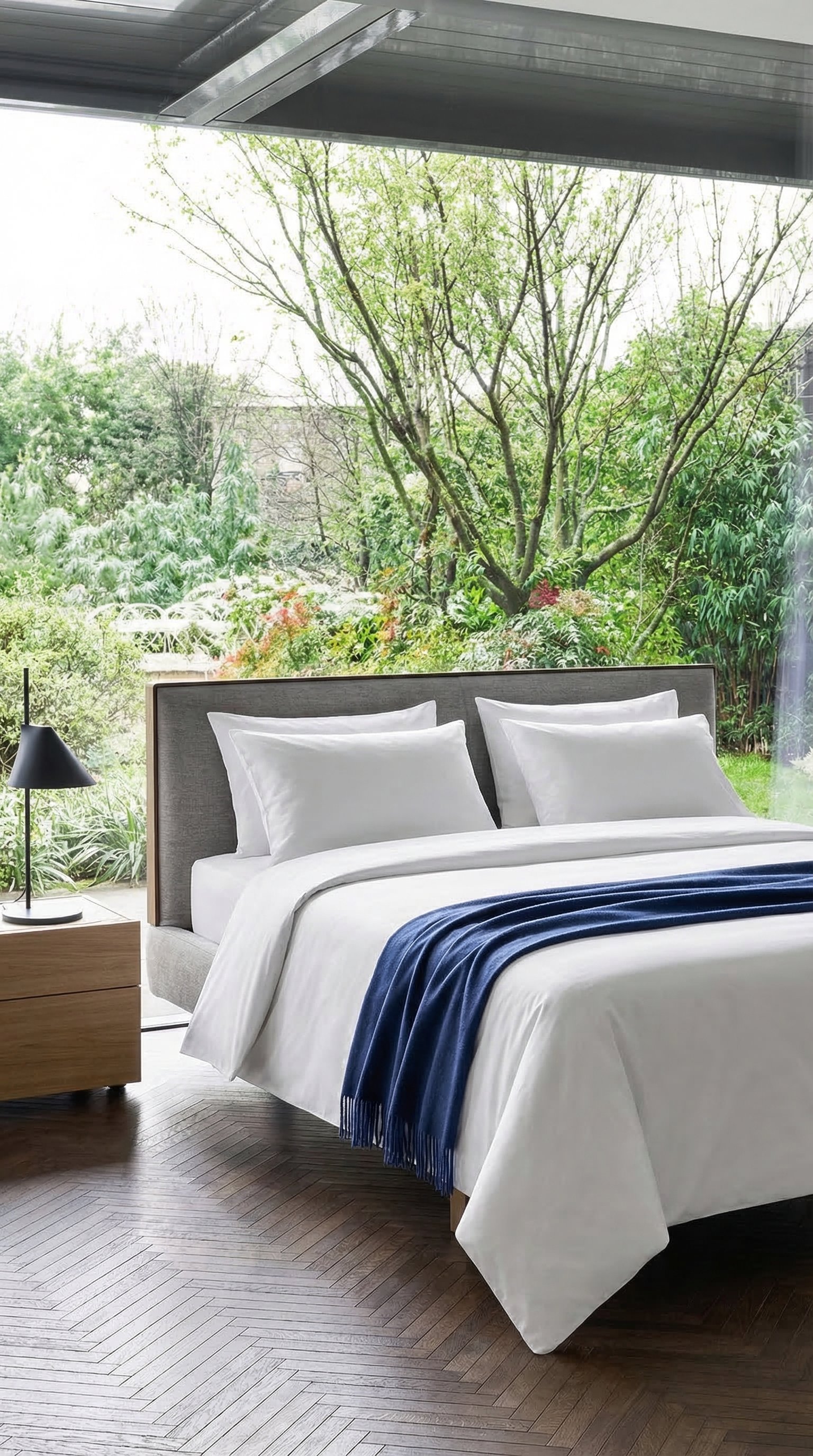 letto-hotel-bianco-lussuoso-ben-fatto-in-camera-da-letto-moderna