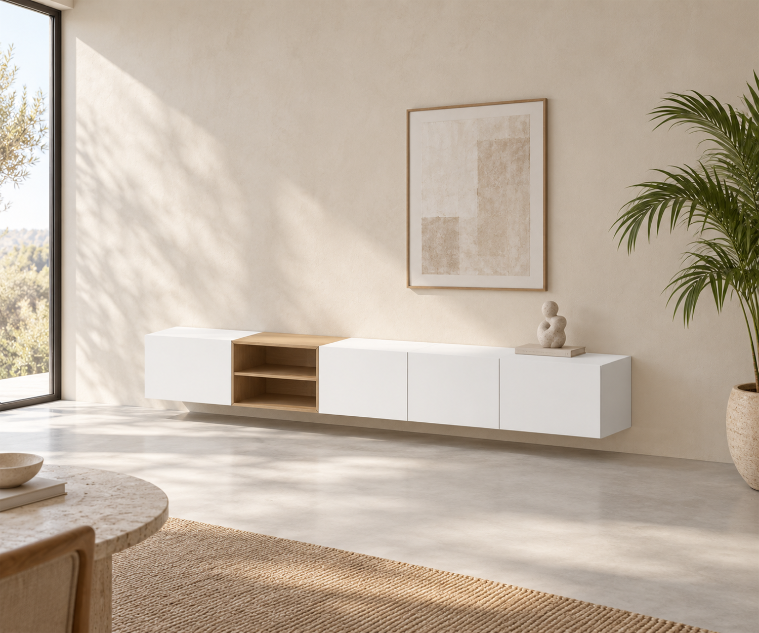 Livitalia Box 18 Madia sospesa – Vista angolata · Bianco opaco Livitalia Box 18 Madia sospesa – Vista angolata · Bianco opaco