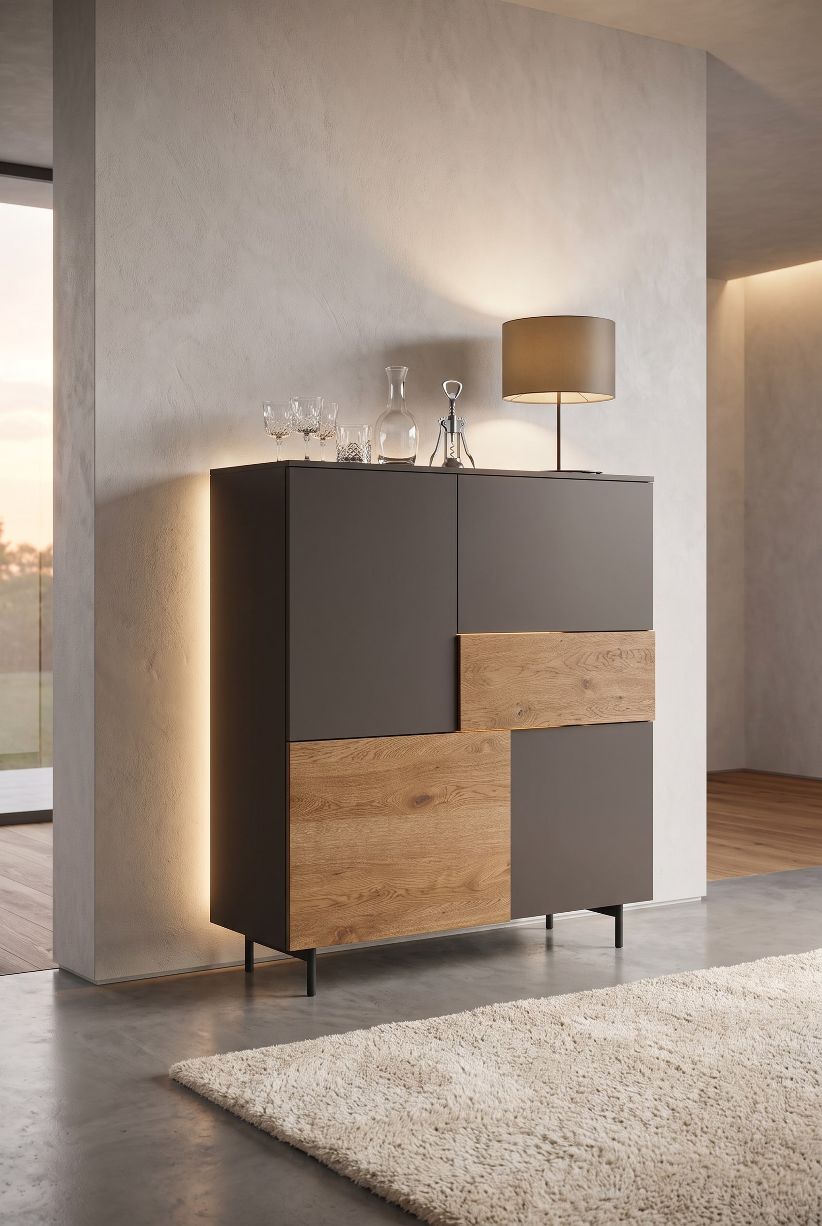 Wohnzimmer Highboard modern Wohnzimmer Highboard modern
