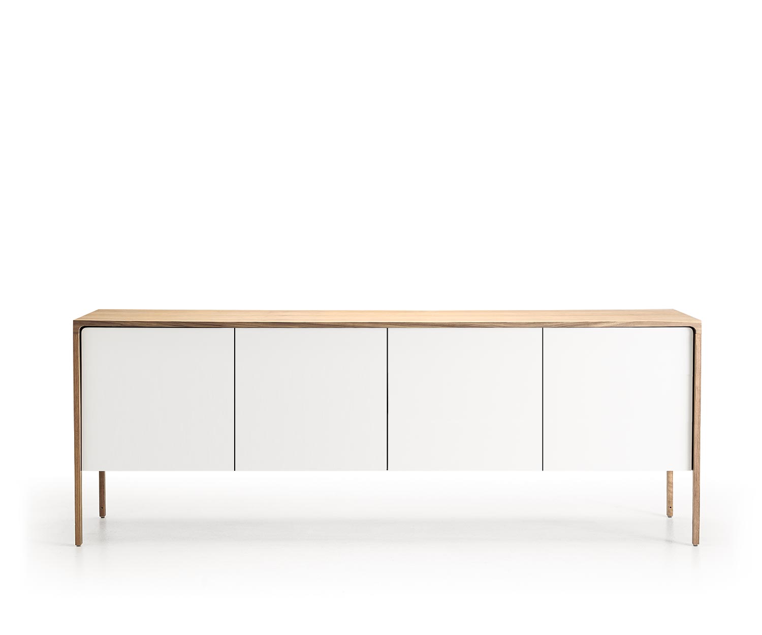 Punt Credenza Tactile Noce Bianco Tactile B 205 4 ante Punt Credenza Tactile Noce Bianco Tactile B 205 4 ante