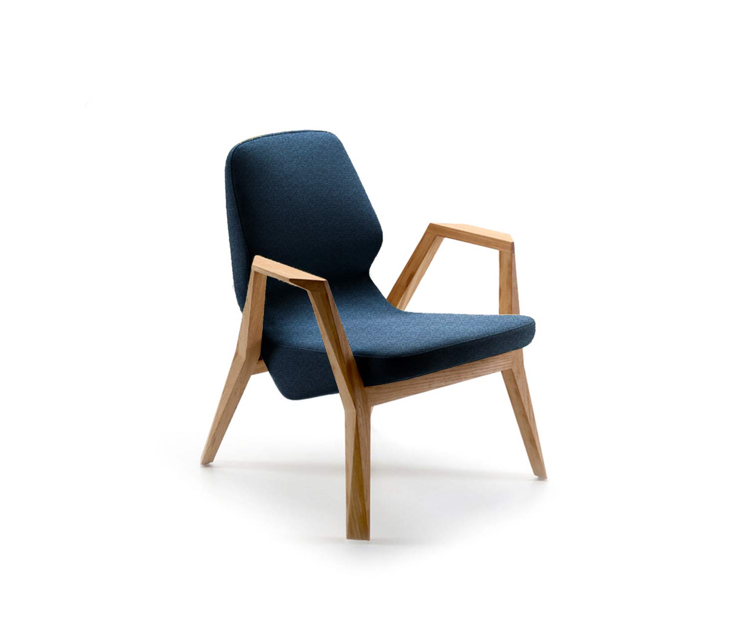 Poltrona design blu scuro Atlas861 Poltrona design blu scuro Atlas861