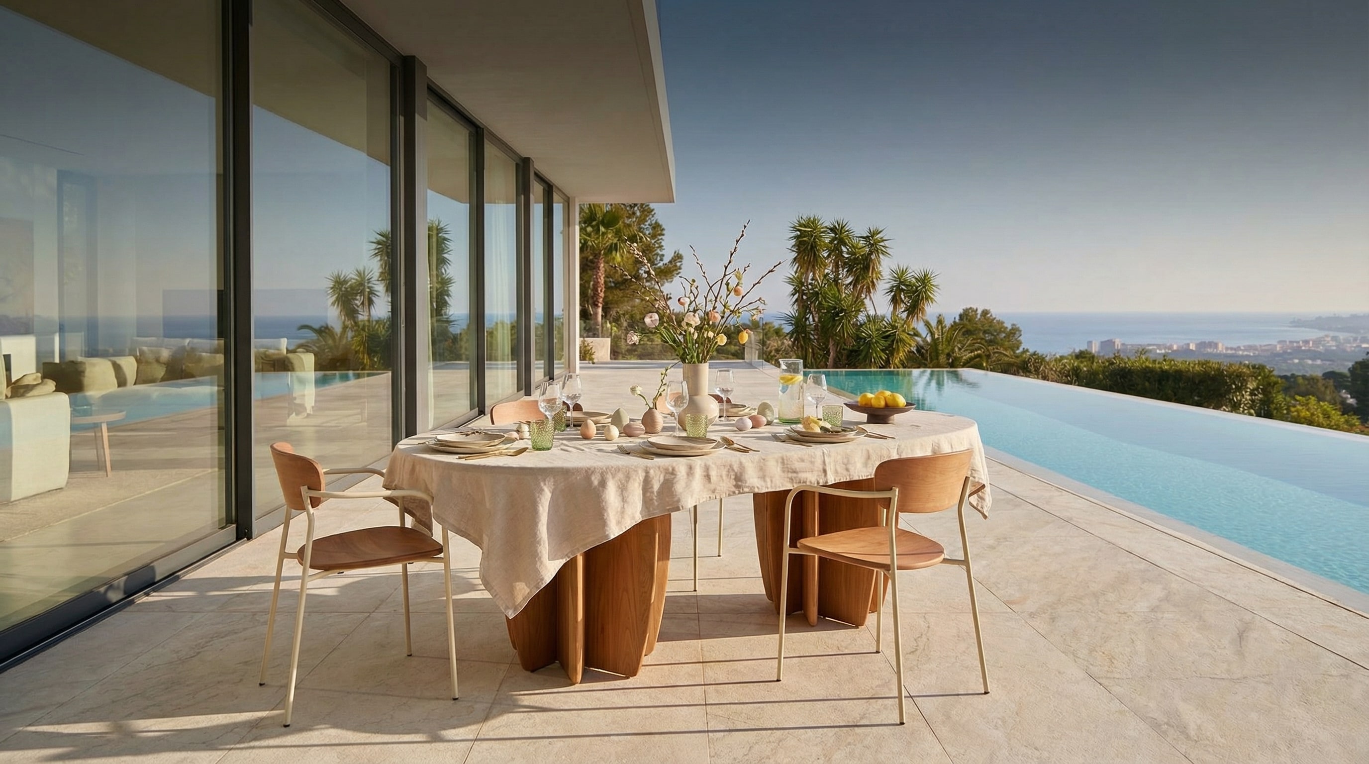 Tavolino lounge esterno a Pasqua: il segreto dei pro