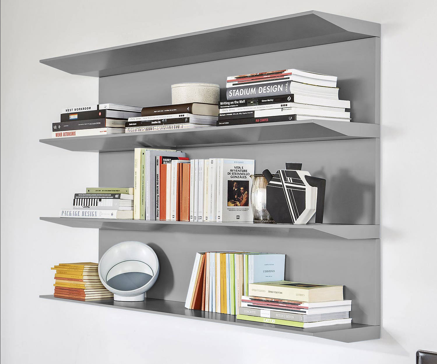 Novamobili Mensola a muro Horizon grigio chiaro Novamobili Mensola a muro Horizon grigio chiaro