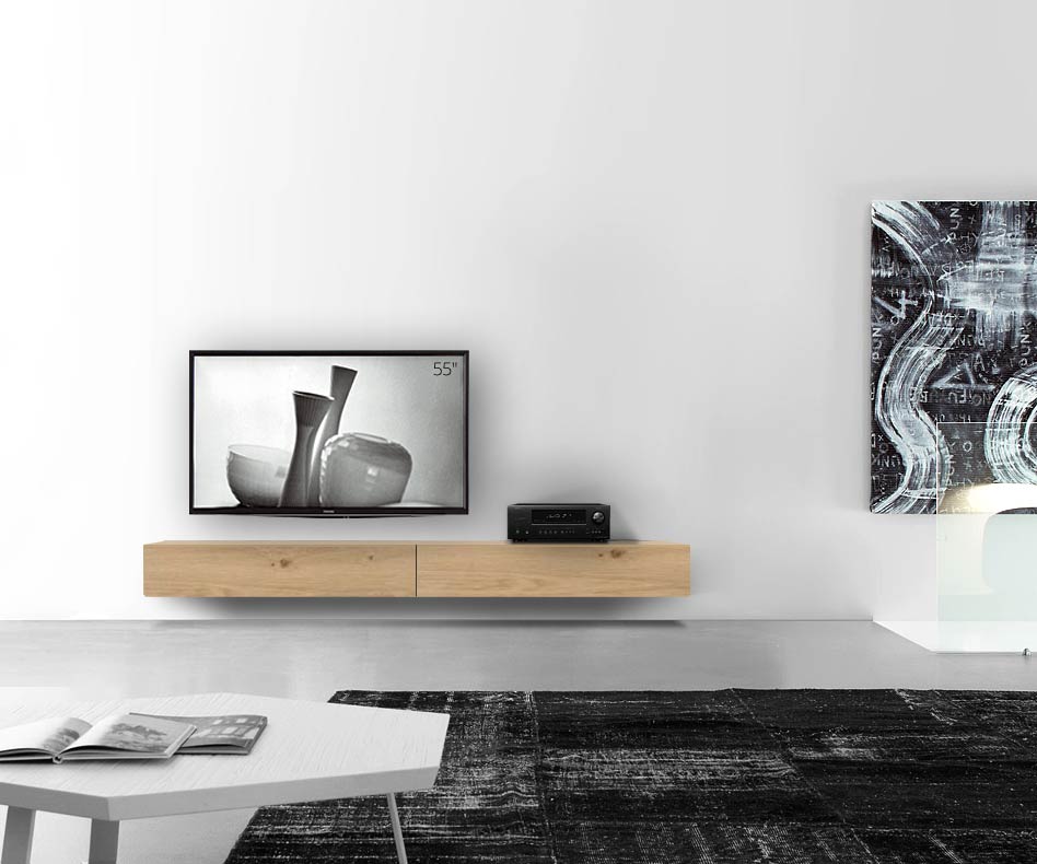 Livitalia Lavagna design in legno configuratore a parete 240 cm 24 cm 46 cm rovere chiaro Livitalia Lavagna design in legno configuratore a parete 240 cm 24 cm 46 cm rovere chiaro