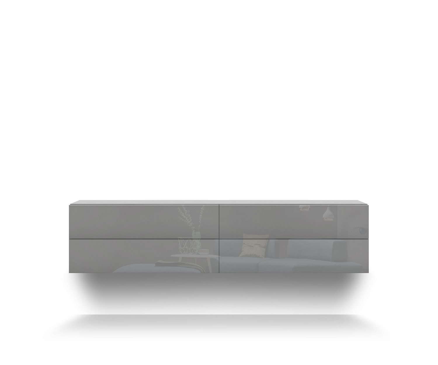 Novamobili Pensile Easy 4 posti B152 grigio chiaro430 Novamobili Pensile Easy 4 posti B152 grigio chiaro430