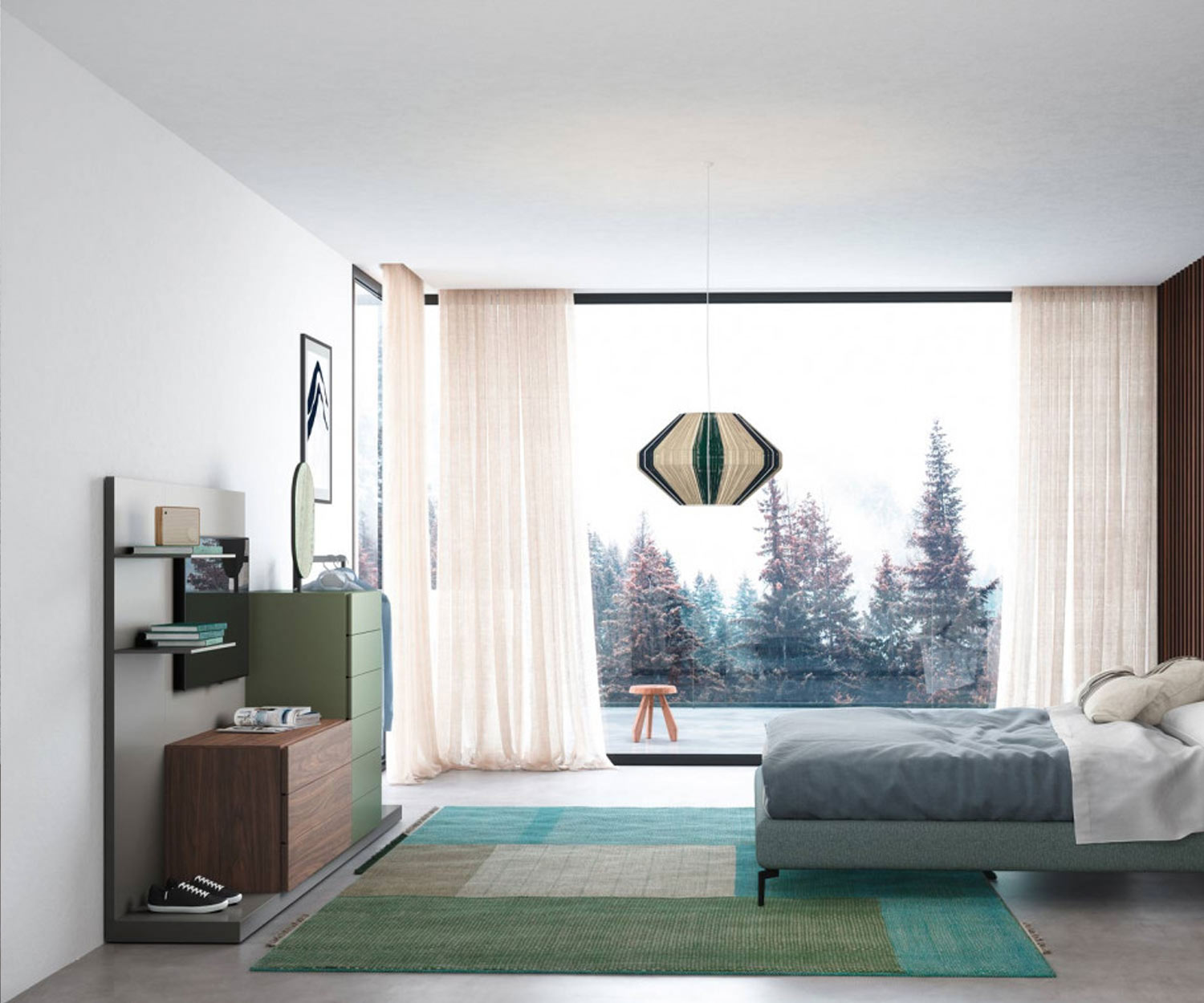 Moderno Novamobili Cassettiera di design Easy 9 in camera da letto Moderno Novamobili Cassettiera di design Easy 9 in camera da letto