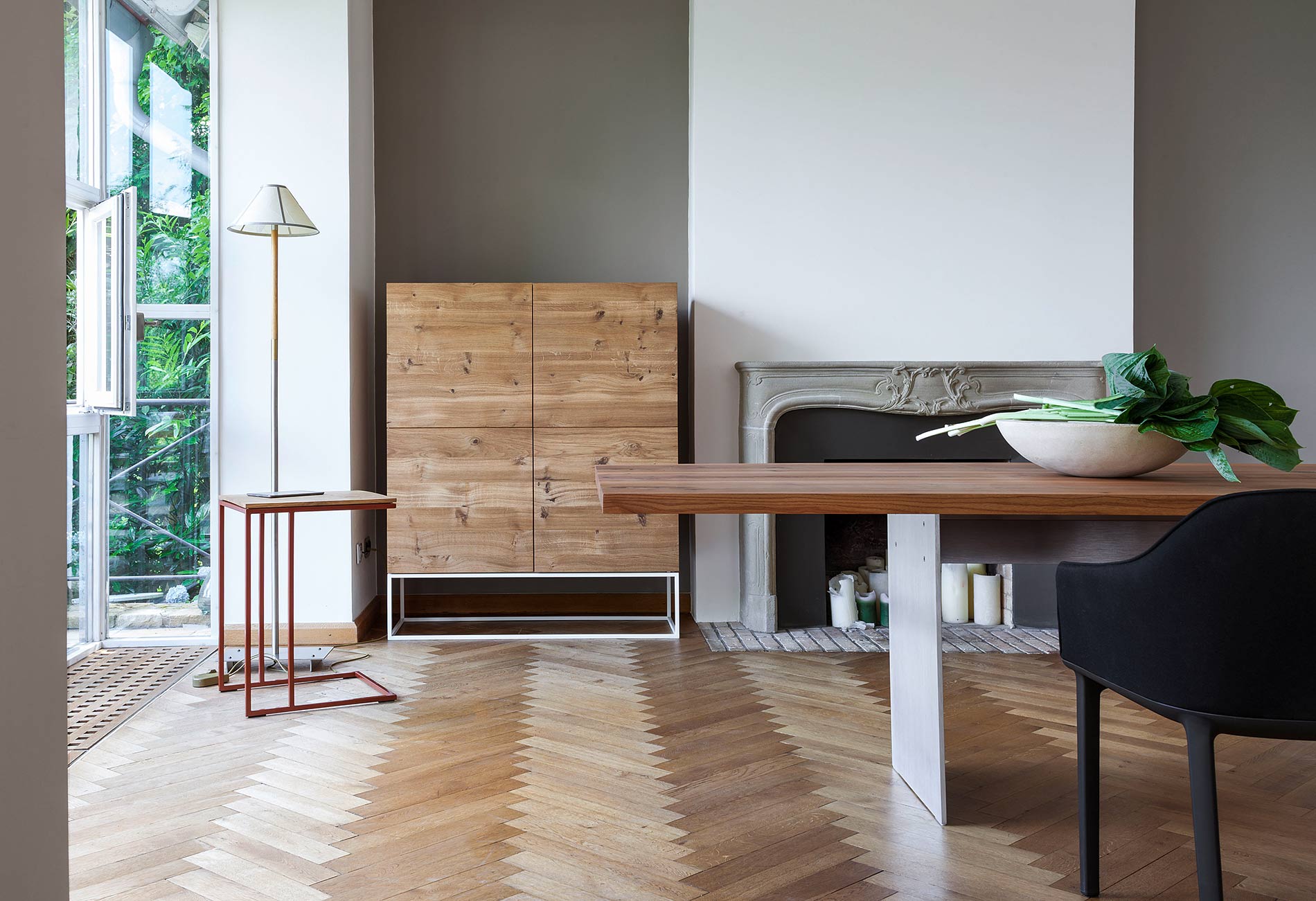 Credenza in rovere massiccio