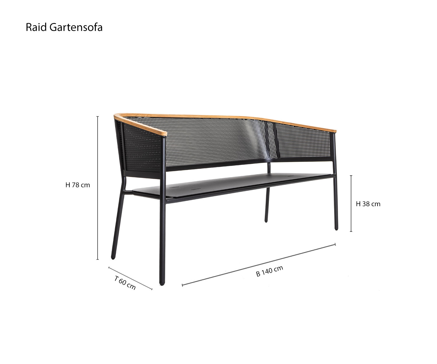 Divano da giardino da Oasiq Riad Schizzo Dimensioni Dimensioni Dimensioni Divano da giardino da Oasiq Riad Schizzo Dimensioni Dimensioni Dimensioni