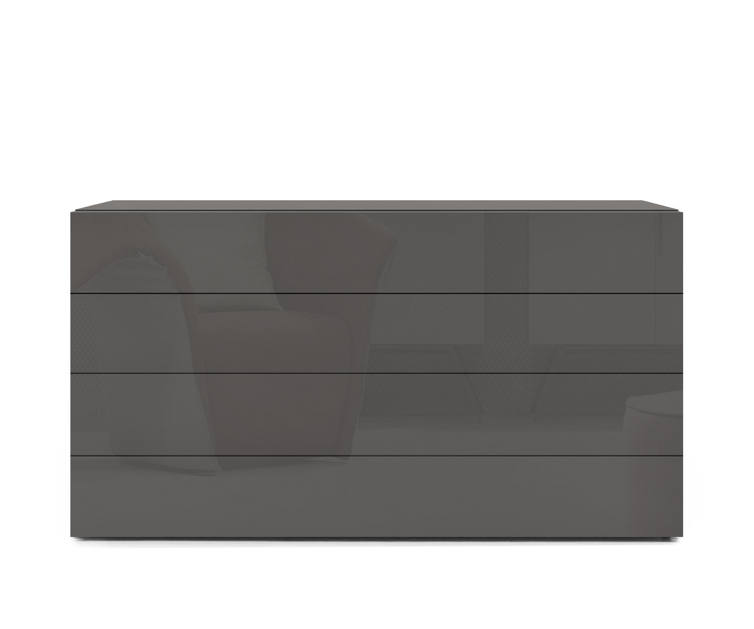 Novamobili Cassettiera Easy 4 posti B128 quarzo410 Novamobili Cassettiera Easy 4 posti B128 quarzo410