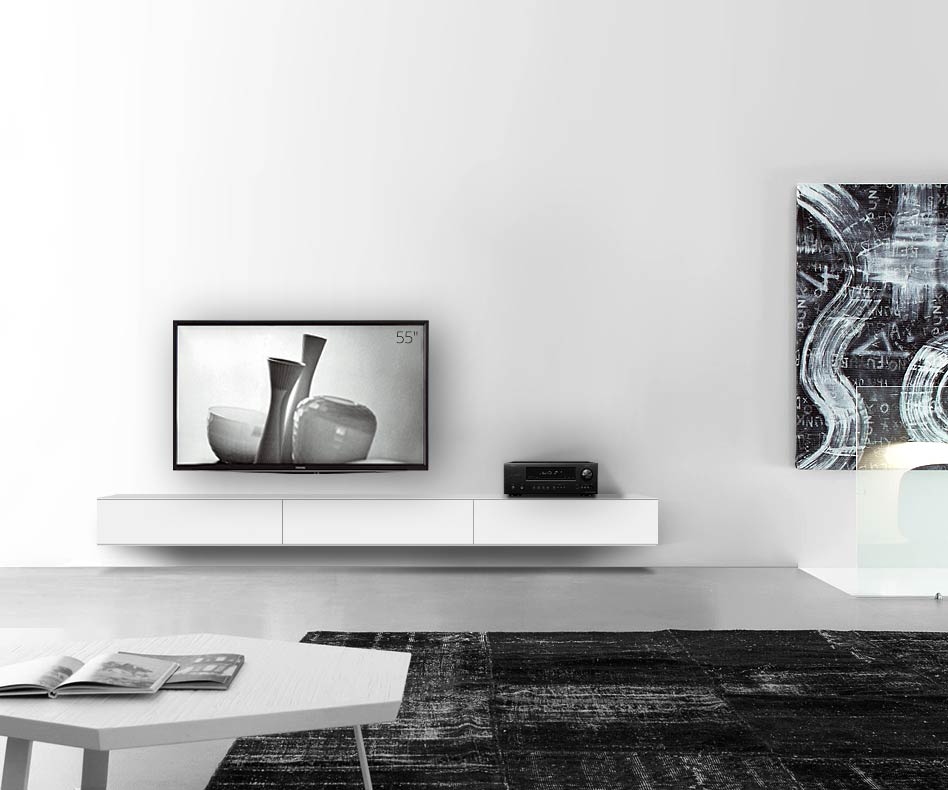 Lavagna sospesa design L 270 H25,5 bianco opaco Lavagna sospesa design L 270 H25,5 bianco opaco