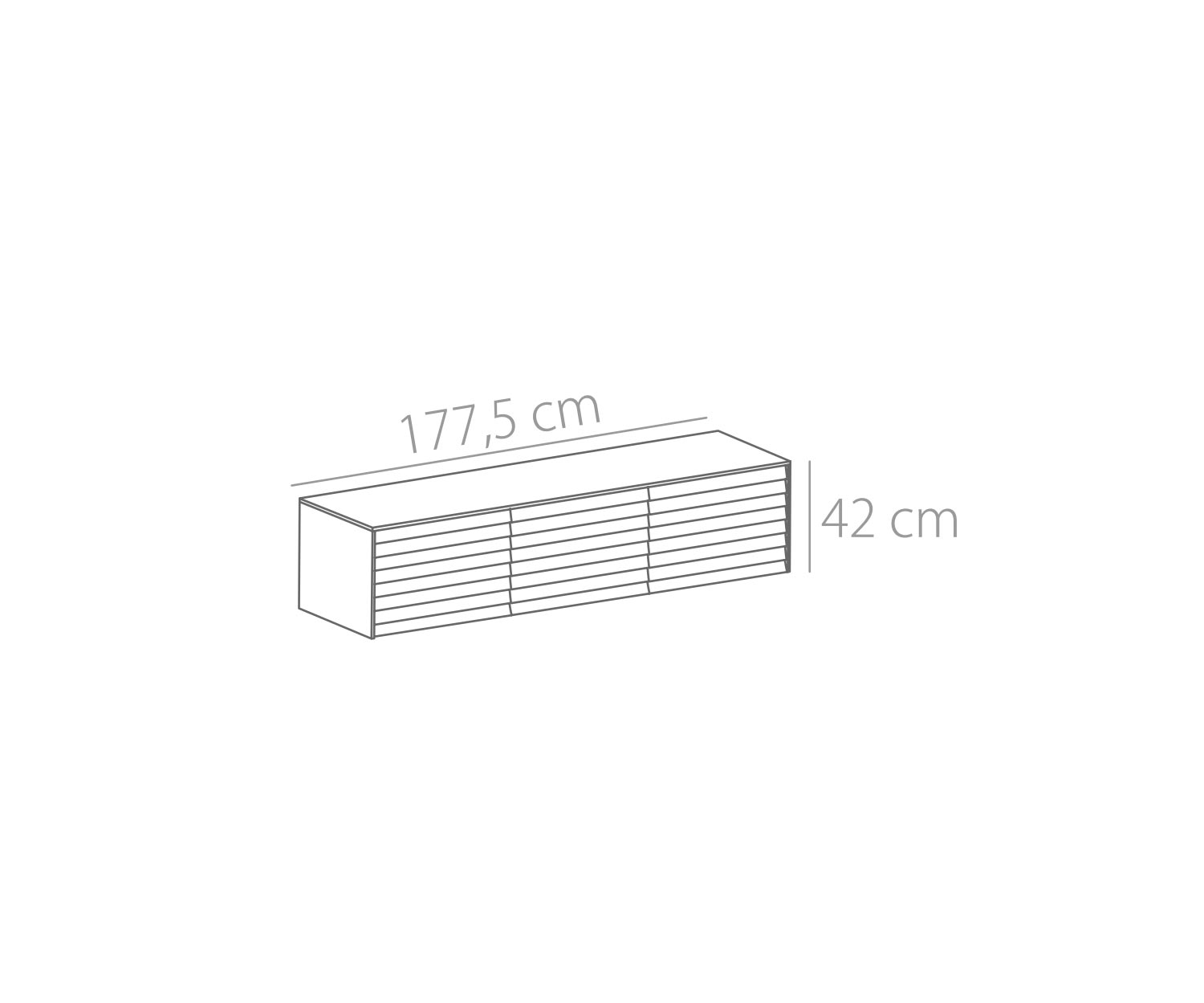 Punt Piano della credenza Sussex B177 bozzetto Punt Piano della credenza Sussex B177 bozzetto