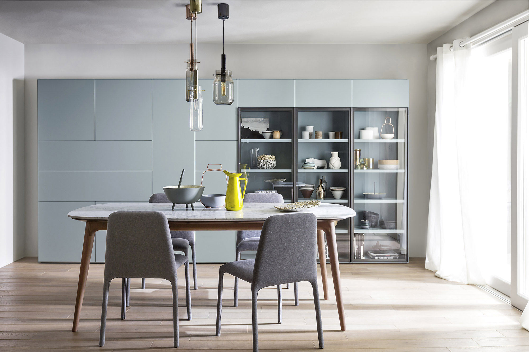 Vetrina per sala da pranzo moderna Vetrina per sala da pranzo moderna