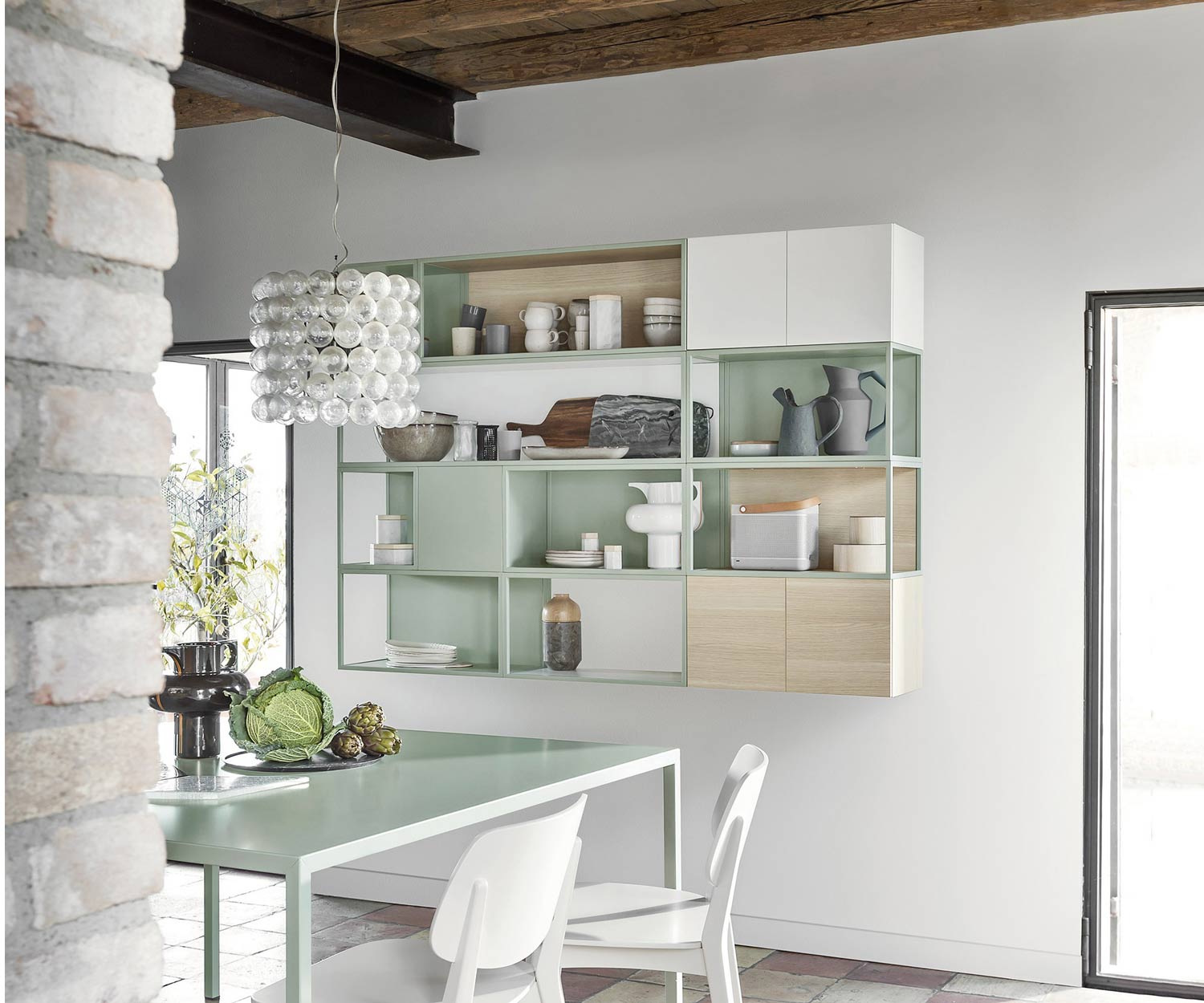 Scaffale da parete per cucina moderna Outline Scaffale da parete per cucina moderna Outline