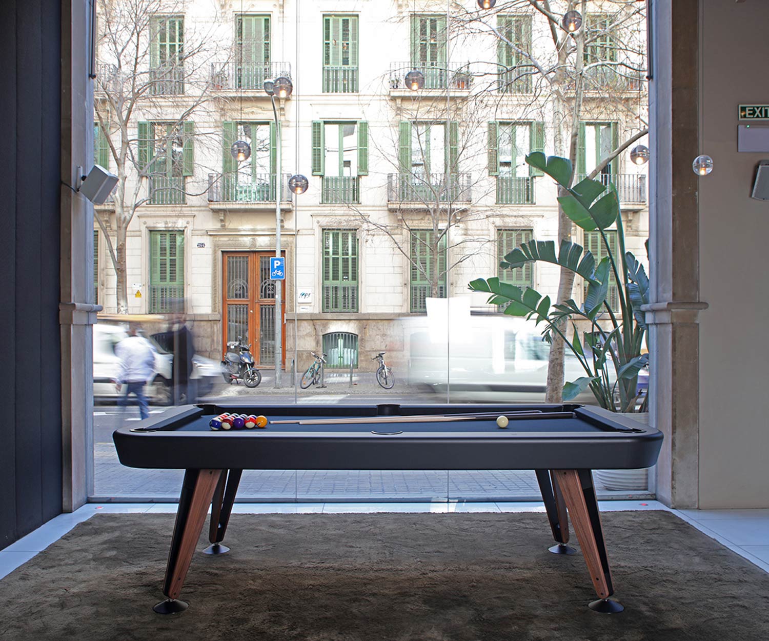 Esclusivo RS Barcelona Design tavolo da biliardo diagonale