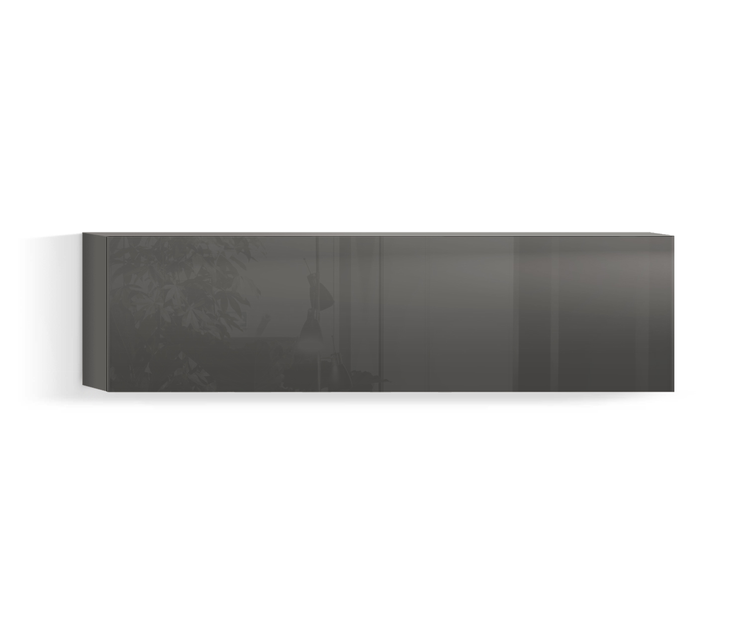 Parete attrezzata soggiorno design Orizzontale H32 L120 top quarz410 Parete attrezzata soggiorno design Orizzontale H32 L120 top quarz410