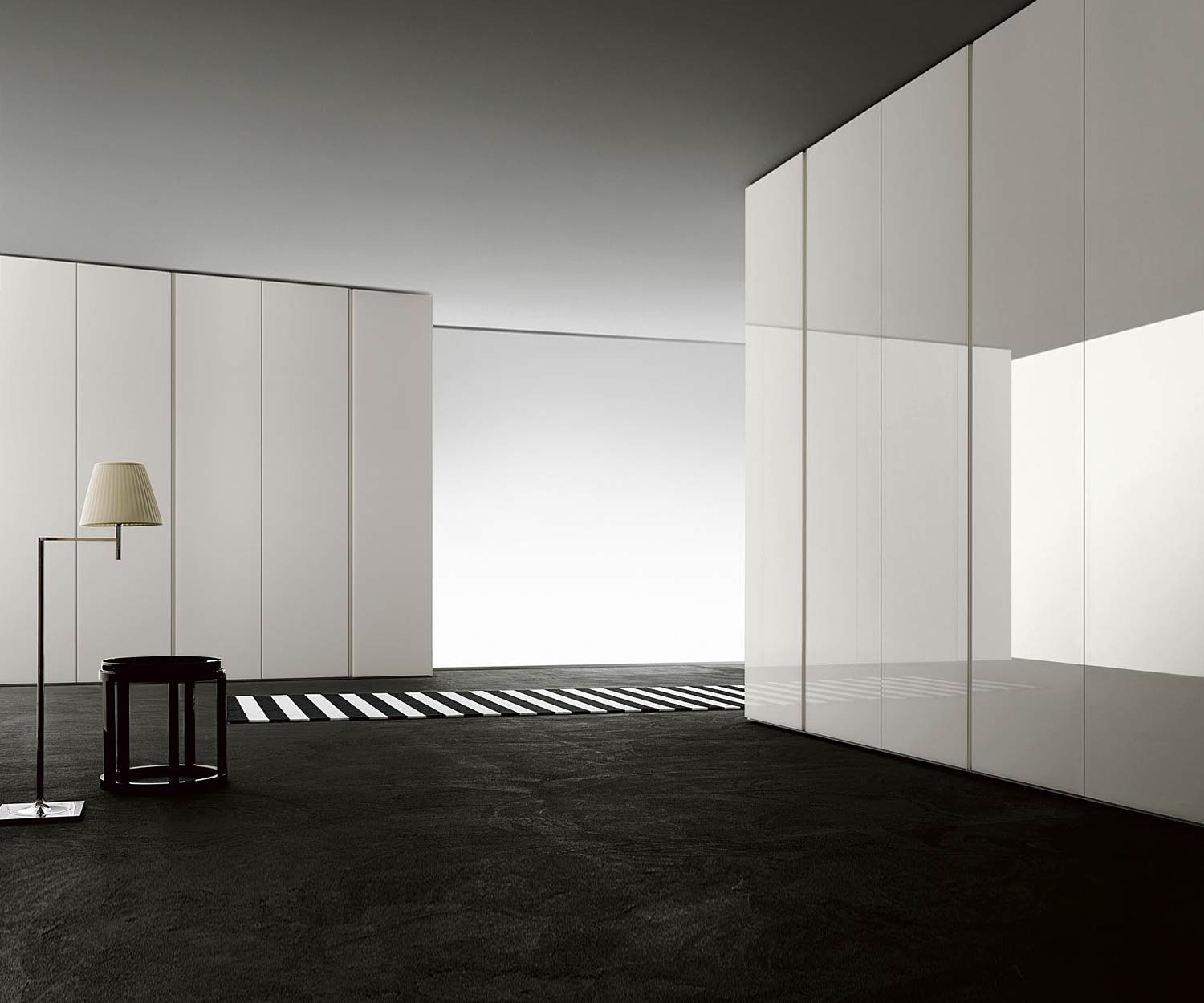 Esclusivo armadio Livitalia Design Breccia bianco lucido