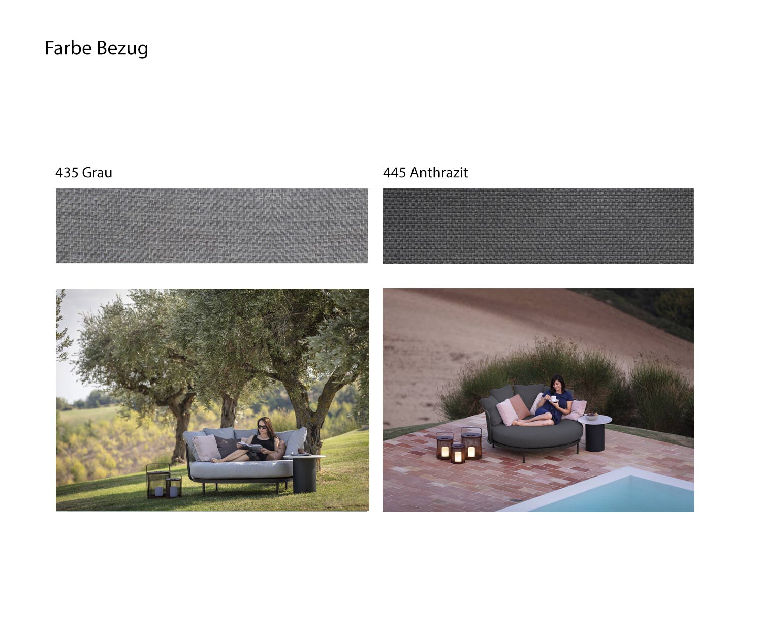 Todus Baza Round Cover colore Grigio Grigio chiaro Grigio scuro Antracite Todus Baza Round Cover colore Grigio Grigio chiaro Grigio scuro Antracite