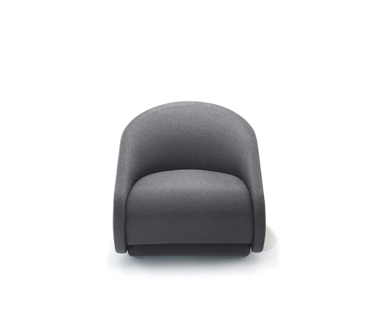 Prostoria Sedia a sdraio di design UpLift con rivestimento in tessuto grigio Prostoria Sedia a sdraio di design UpLift con rivestimento in tessuto grigio