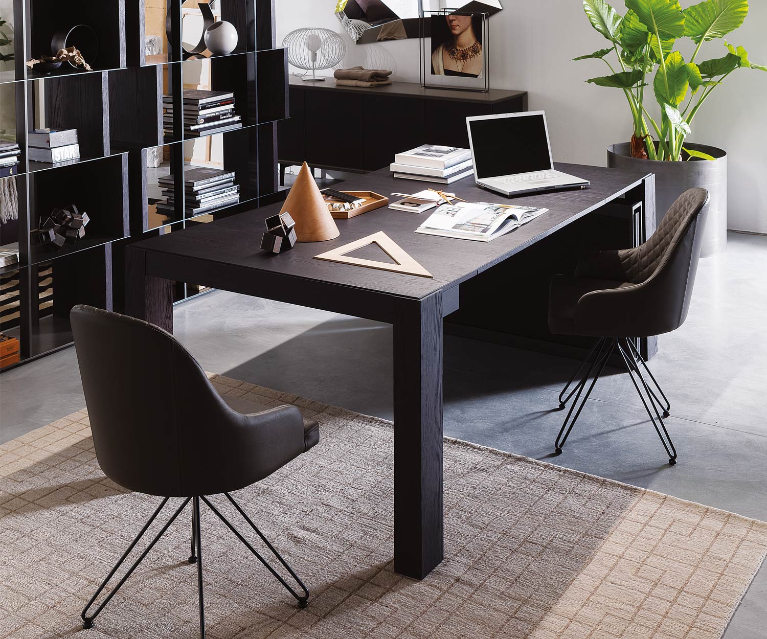 Ozzio_A3 Tavolo da pranzo allungabile lungo 300 cm in rovere chiaro senza gradini Ozzio_A3 Tavolo da pranzo allungabile lungo 300 cm in rovere chiaro senza gradini