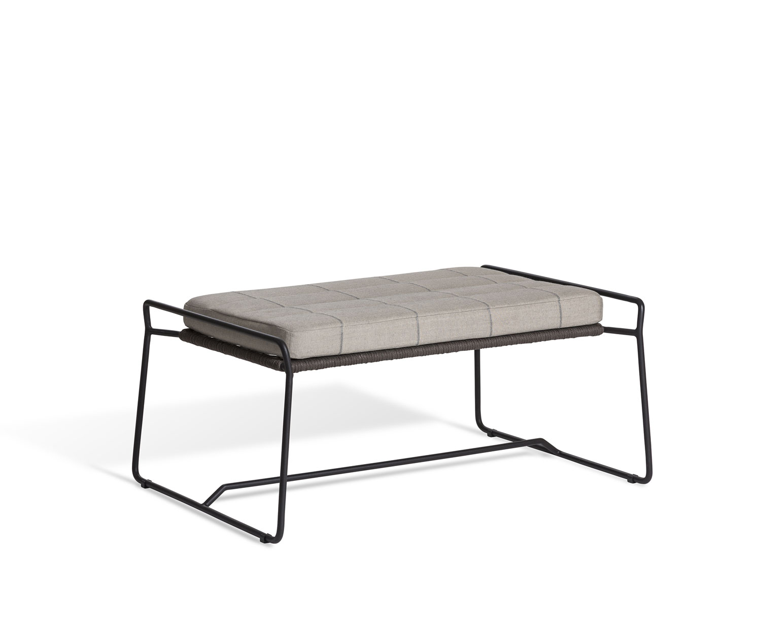 Esclusivo Oasiq Sgabello di design Sandur Schnur in grigio scuro con cuscino grigio Esclusivo Oasiq Sgabello di design Sandur Schnur in grigio scuro con cuscino grigio