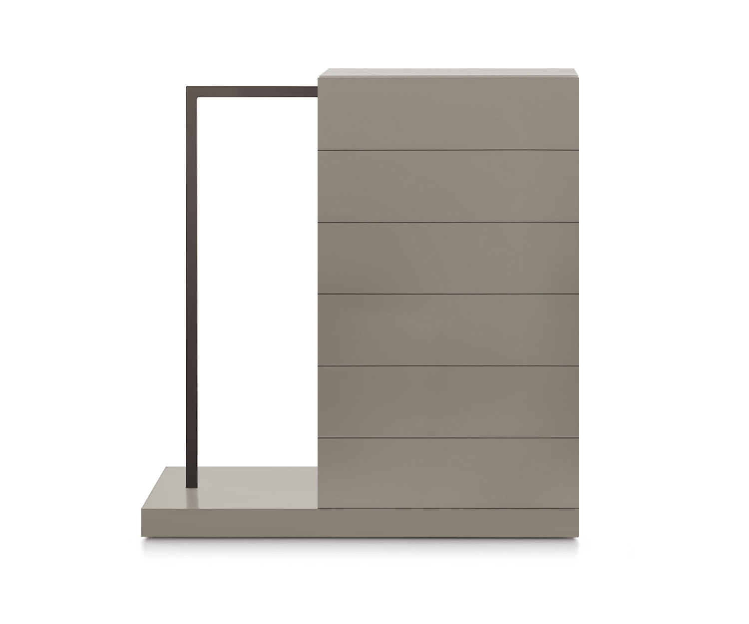 Novamobili Cassettiera alta Easy6 + armadio a sinistra L64cm sabbia opaco333 Novamobili Cassettiera alta Easy6 + armadio a sinistra L64cm sabbia opaco333