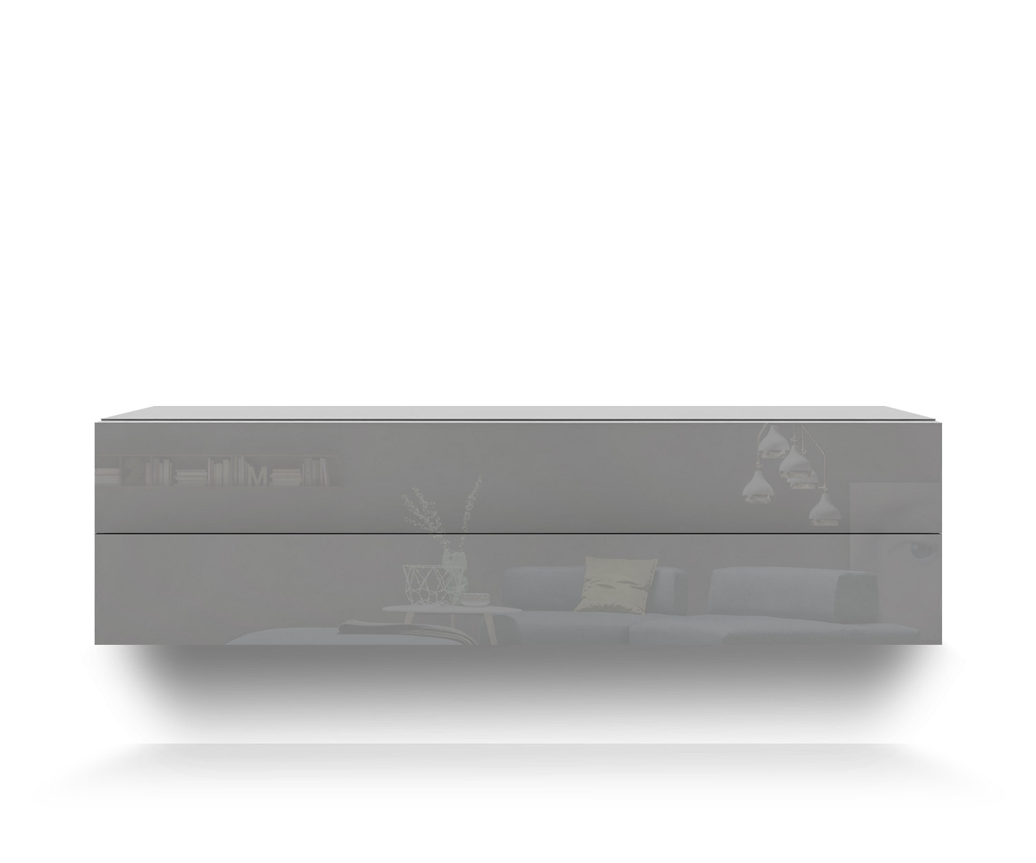 Novamobili Pensile Easy 2 posti B128 grigio chiaro430 Novamobili Pensile Easy 2 posti B128 grigio chiaro430