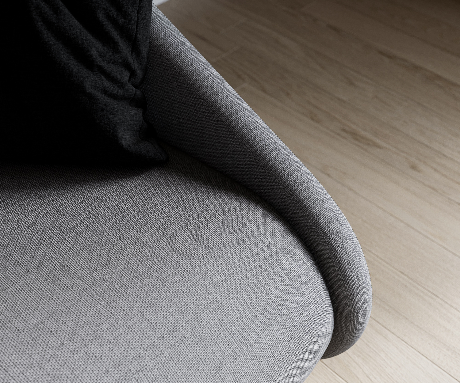 Sedia a sdraio Up Lift di alta qualità Prostoria Design in nero per il soggiorno