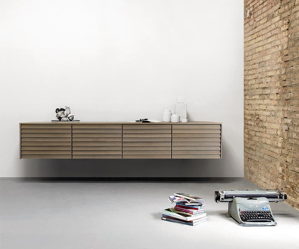Punt Sussex Credenza pensile B235 Rovere Grigio Siena Punt Sussex Credenza pensile B235 Rovere Grigio Siena