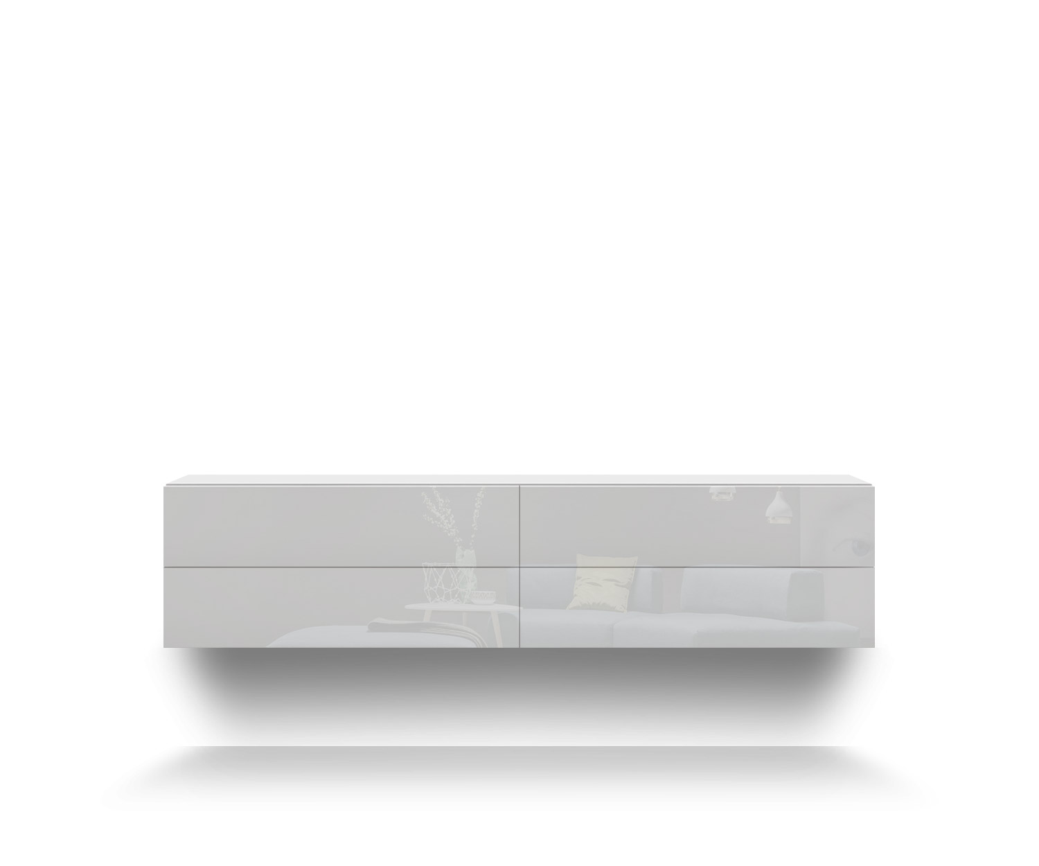 Novamobili Pensile Easy 4 posti B152 bianco400 Novamobili Pensile Easy 4 posti B152 bianco400