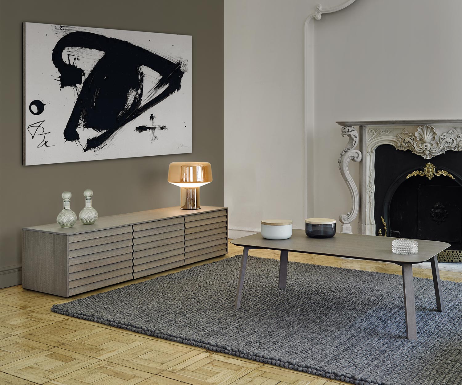 Punt Sussex TV Design Sideboard Floor B177 Rovere Grigio Siena Punt Sussex TV Design Sideboard Floor B177 Rovere Grigio Siena