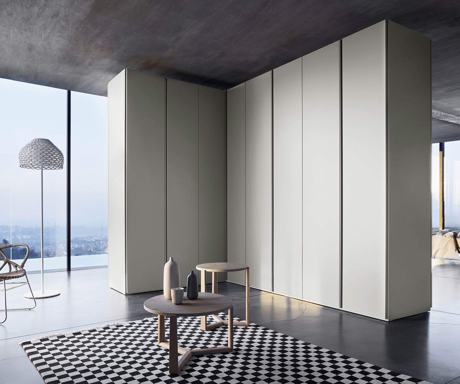 Moderno Livitalia Armadio di design Armadio angolare Sinua Moderno Livitalia Armadio di design Armadio angolare Sinua