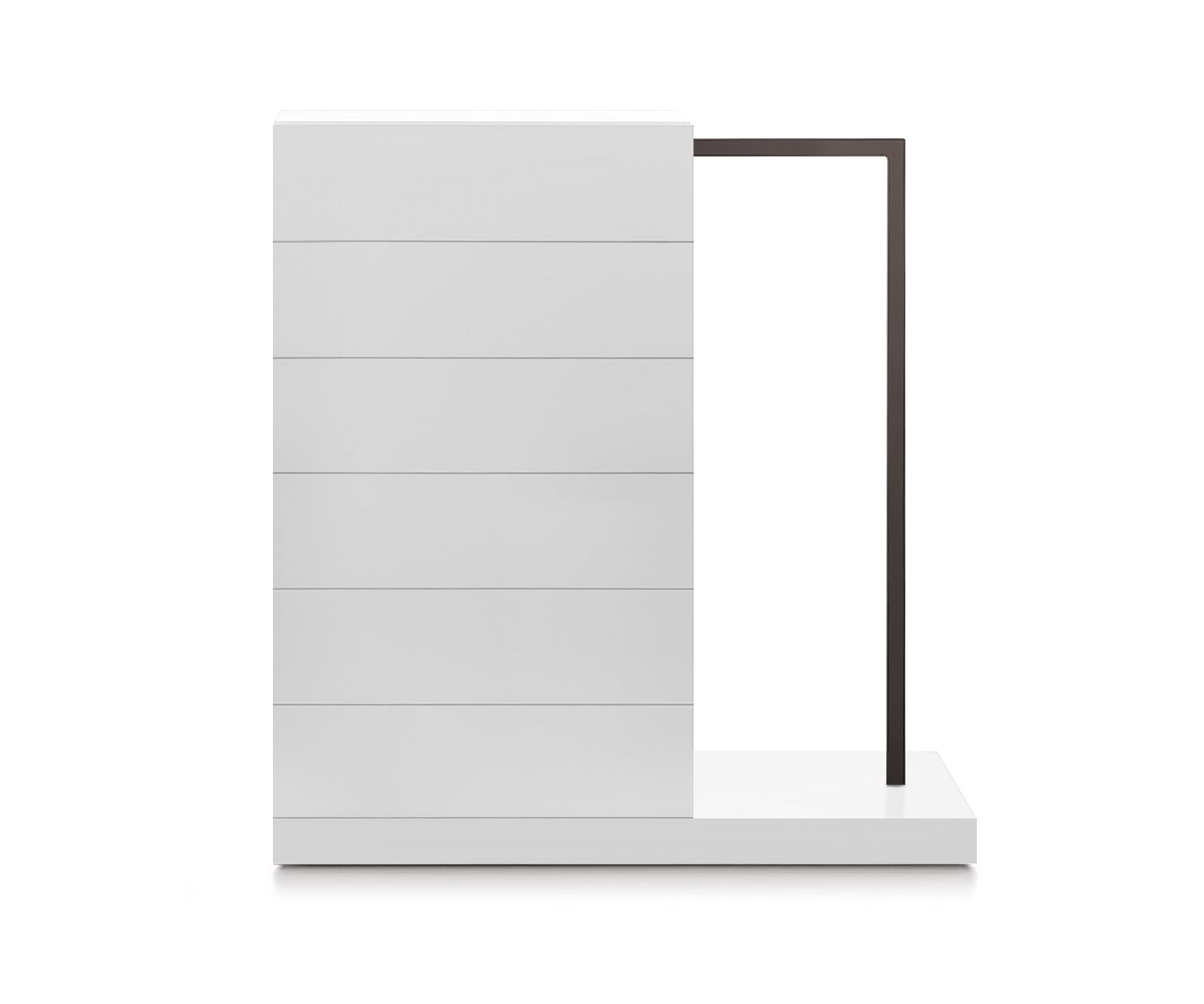 Novamobili Easy6 cassettiera alta + armadio a destra L64cm bianco opaco300 Novamobili Easy6 cassettiera alta + armadio a destra L64cm bianco opaco300