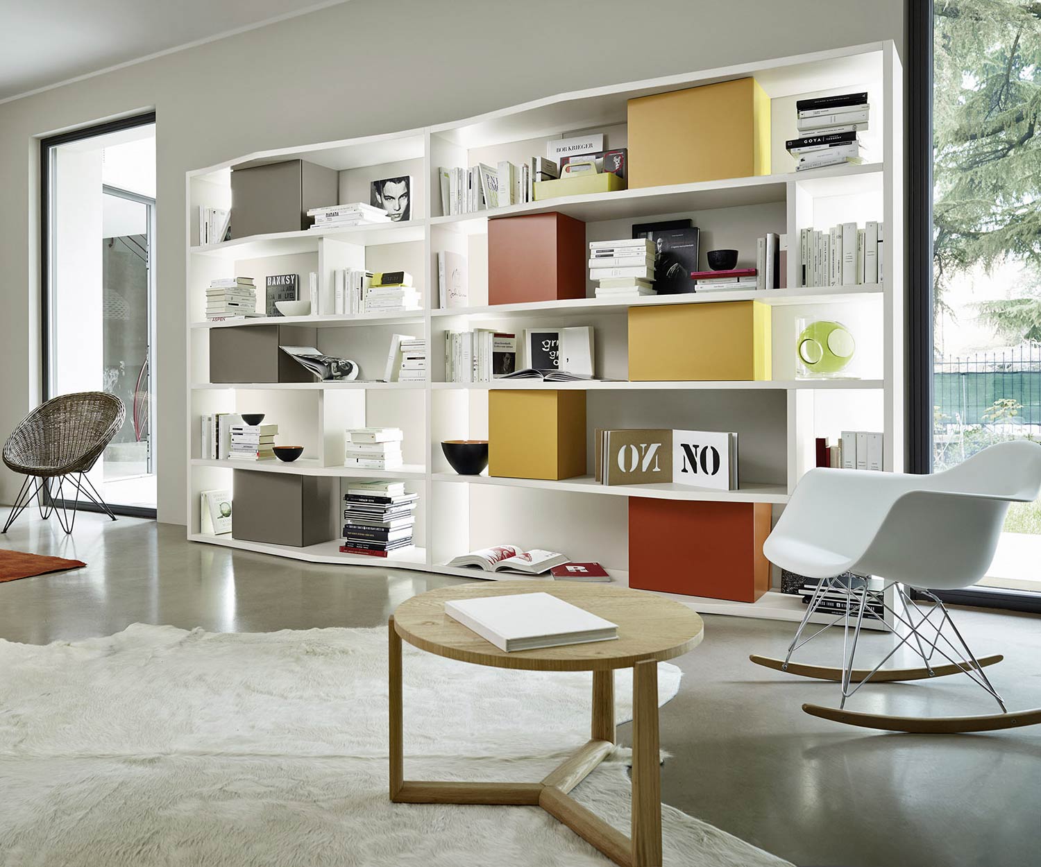 Livitalia Tavolino di design Madeira rovere chiaro D61 Livitalia Tavolino di design Madeira in rovere chiaro D61